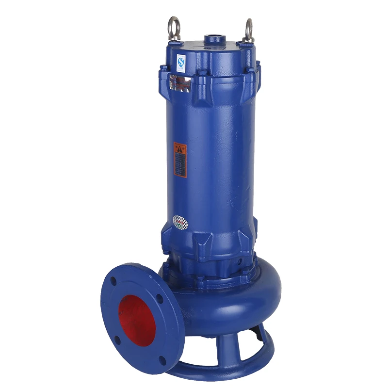 Cutting Submersible Pump Sewage Crusher Equipment Single Blade Impeller Toilet  Helicopter Dirty Water  Diving