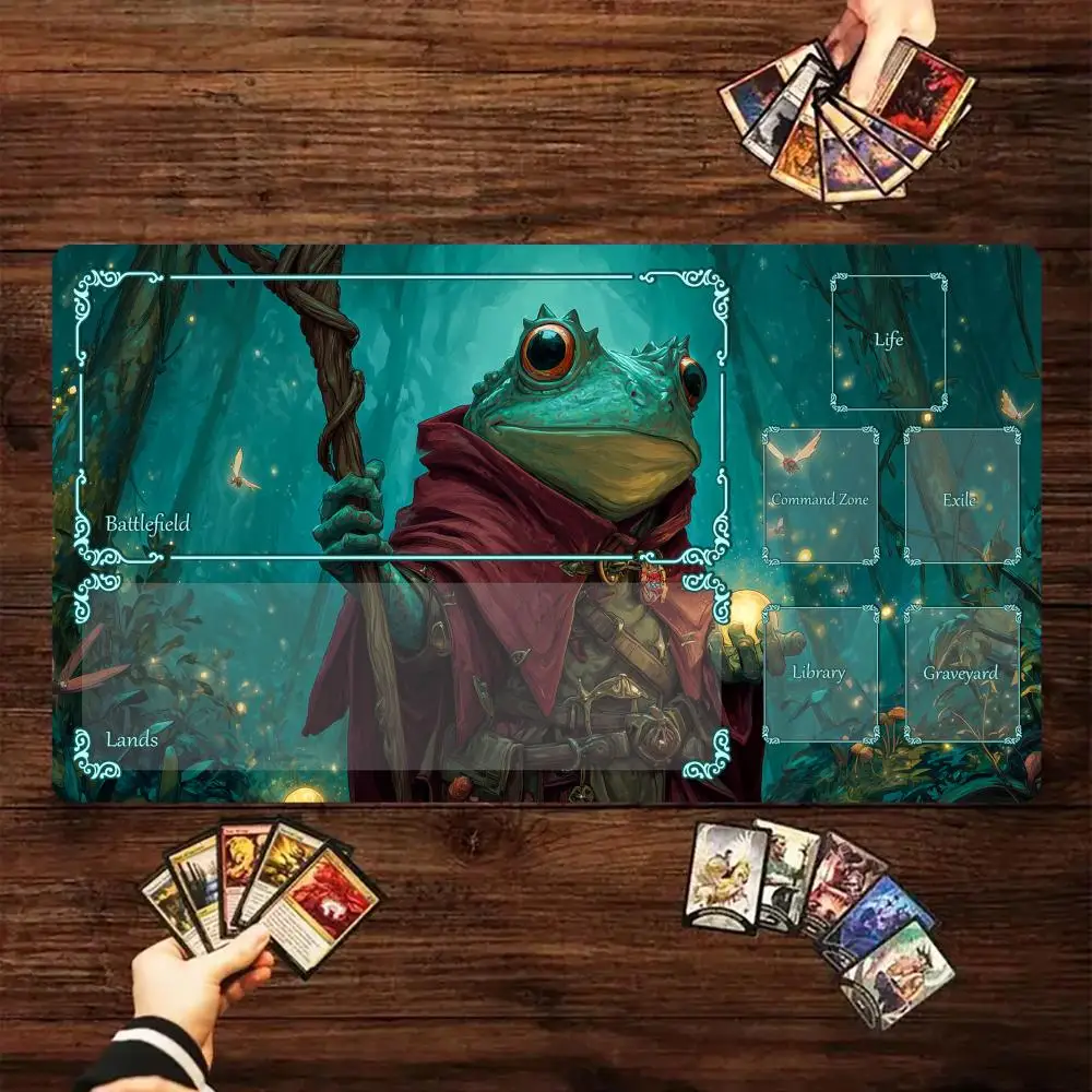 

Firefly Forest Guardian Magic Card Battle Mat MTG Playmat Anti-slip Base 35X60CM gathering gaming mats Board Game Mat for TCG