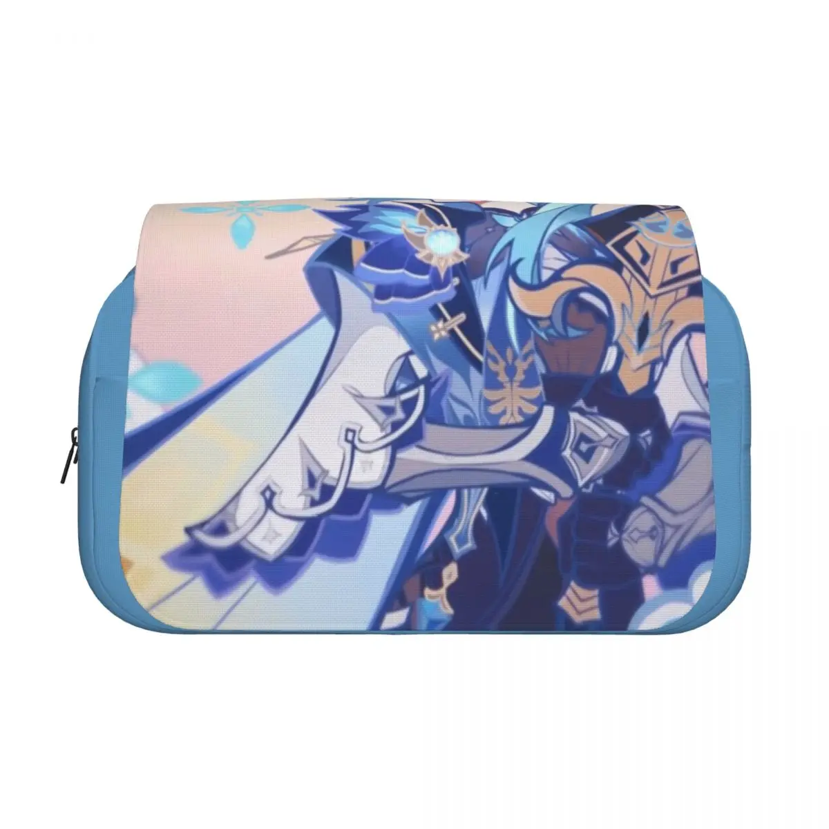 Eula Genshins Impact Double Clamshell Pen Case Pencilcases Pen Large Storage Bags School Supplies Gifts Stationery