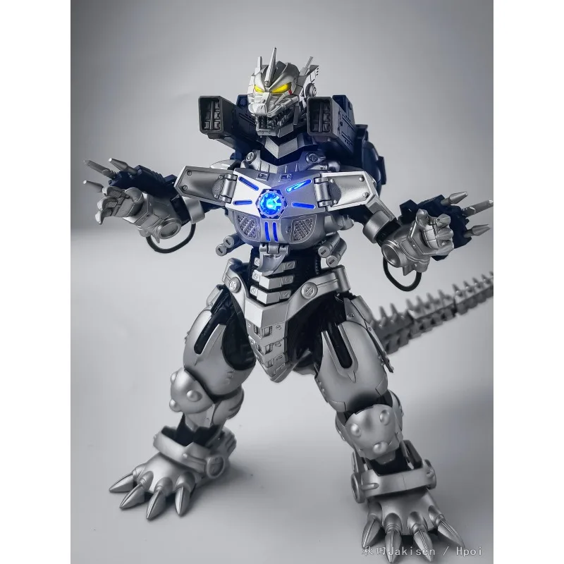 Keeppley Mecha Kaiju Monster Building Bricks Kit,DIY Assembly Articulated Model with Magnetic Light‑up Effect,Collectible Toy