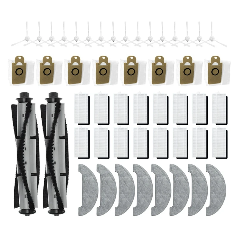 

A98G-For TAMA H14, Innos R7,LIHHAS LH90 Main Side Brush Hepa Filter Mop Cloth Dust Bag Accessories Spare Parts