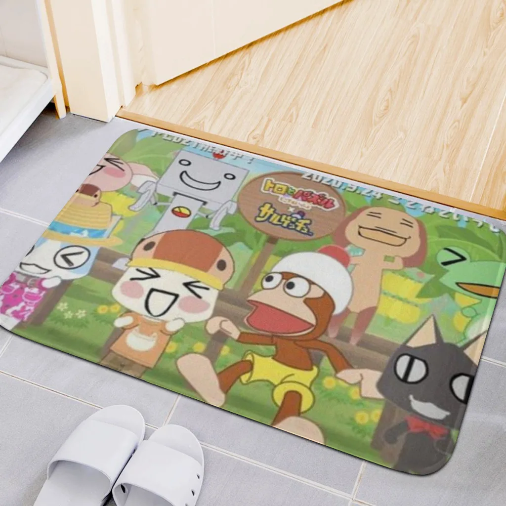 Inoue Toro Cute Cat Living Room Rug Carpet Flannel Slip Mat Decor Aesthetic Dressing