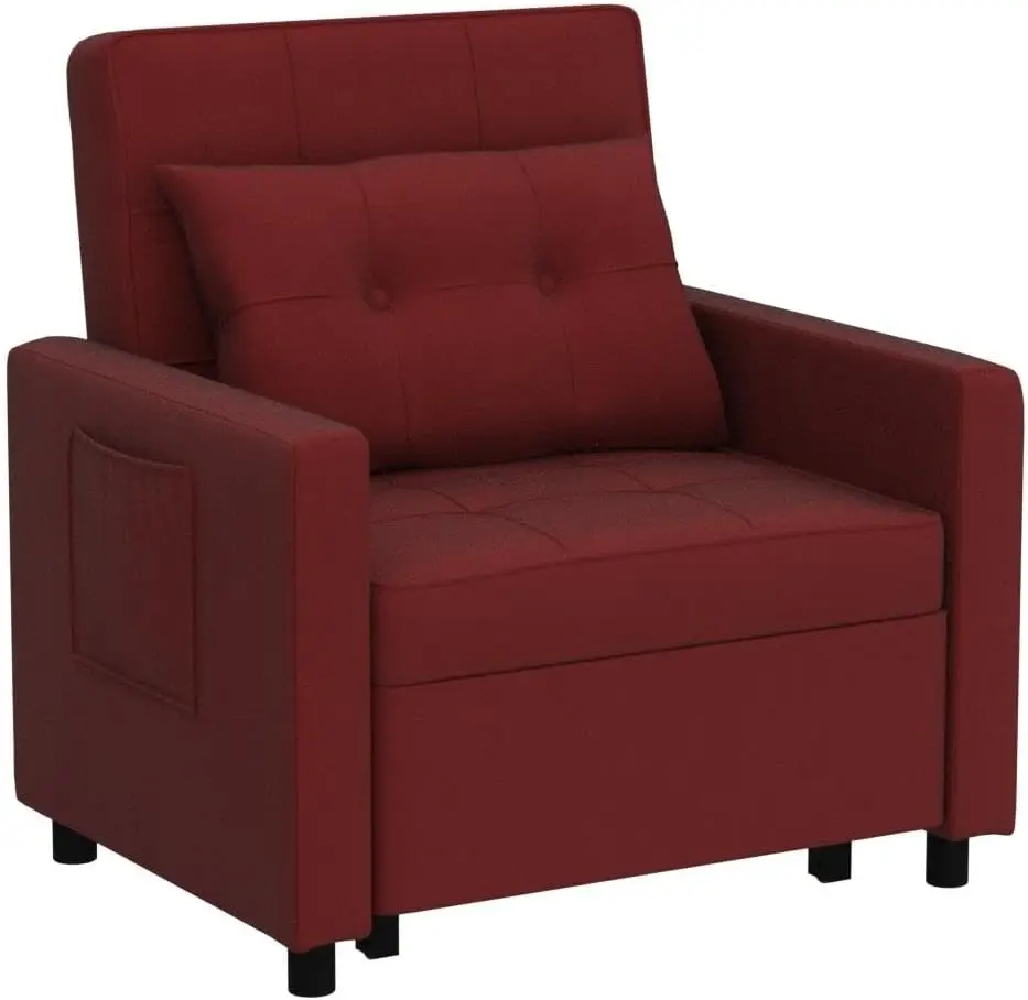 Cadeira Sleeper para Sala, Futon e Sofá-cama, transforma em cama