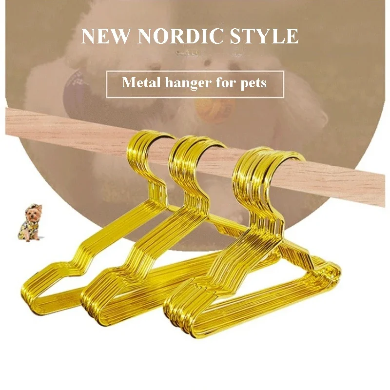 15CM/20CM/25CM Pet Clothes Hanger, Metal Pet Clothes Hook, Suitable for Small Dogs, Teddy Cats, Dolls, Pet Store Clothes Rack