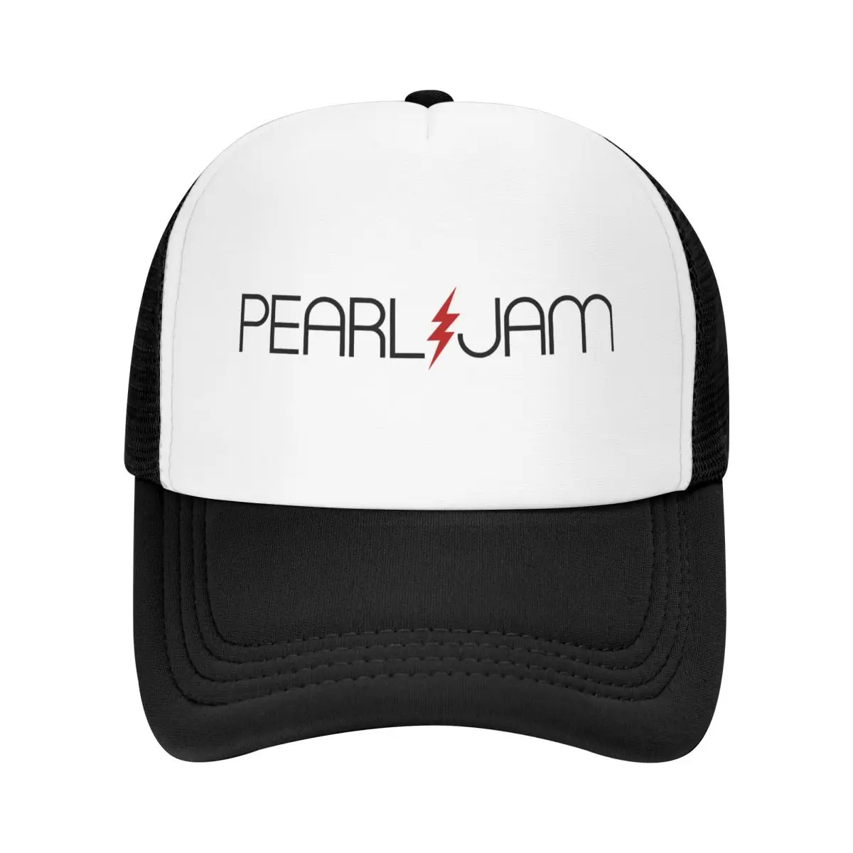 Adult Pearls Jamed Logo Trucker Hats Hip-Hop Mesh Baseball Cap Polyester Hats Sun Hats Breathable Sports Cap Autumn