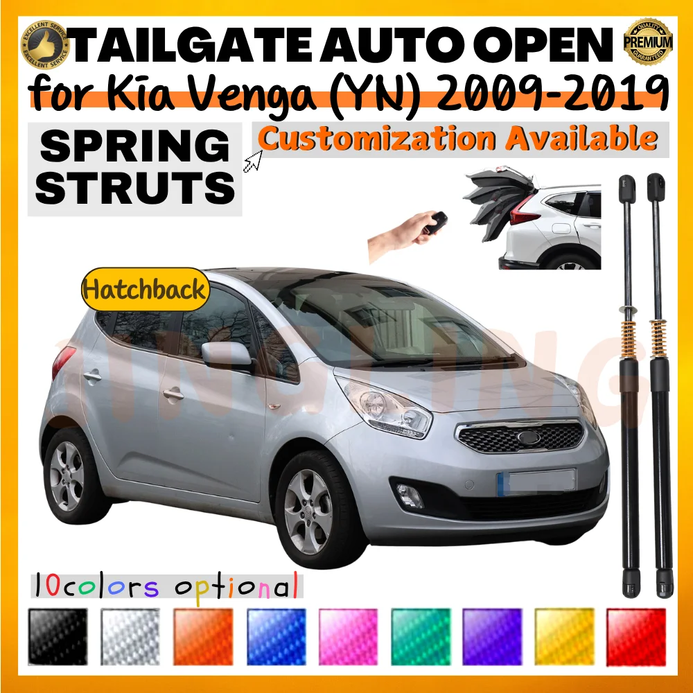 

Qty(2) Trunk Struts with Spring for Kia Venga (YN) Hatchback 2009-2019 Rear Tailgate Boot Lift Supports Shock Absorbers