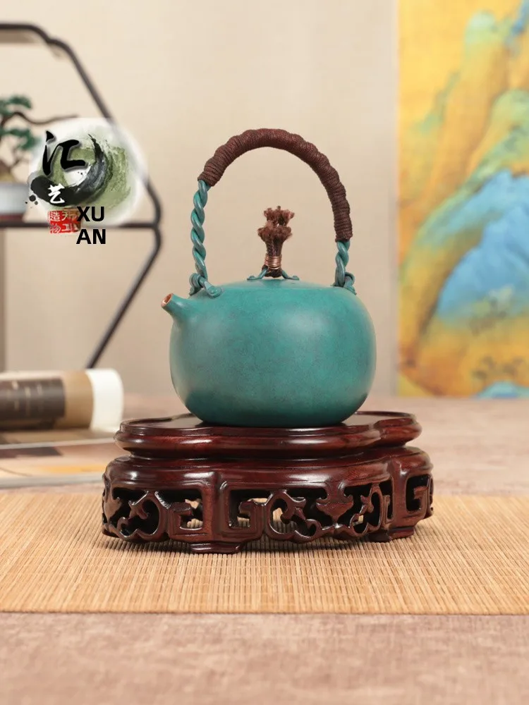 

Поднос-органайзер из древесины цирикоте и сосны, подставка для благовоний, декоративные украшения в форме тыквы, ручная резьба по дереву, декор для дома