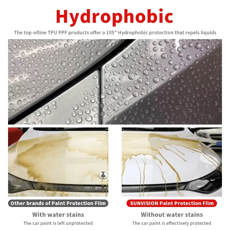 

Self Healing TPU PPF Auto Paint Protective Car Film Body Position with Anti-Scratch Function