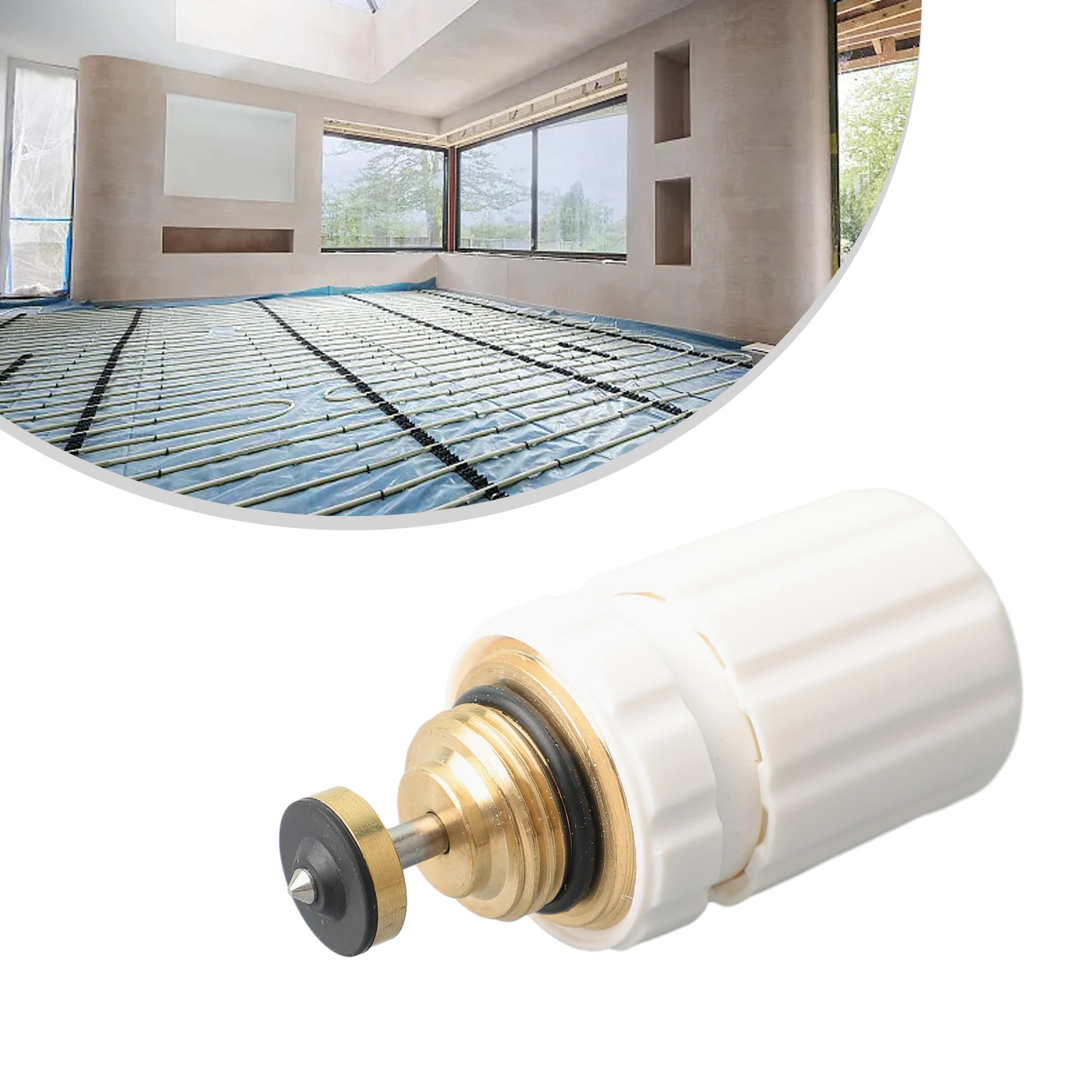 Brass Valve Insert Kitchen Excellent For Underfloor Portable Superior Resistant For Underfloor Heating Spreader