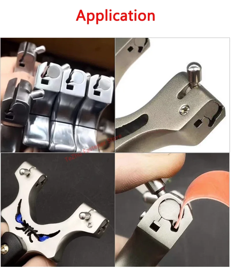 10pcs M3x5mm Camshaft Slingshot Screw Stainless Steel Arc Round Head Screws Thumb Screw view 6