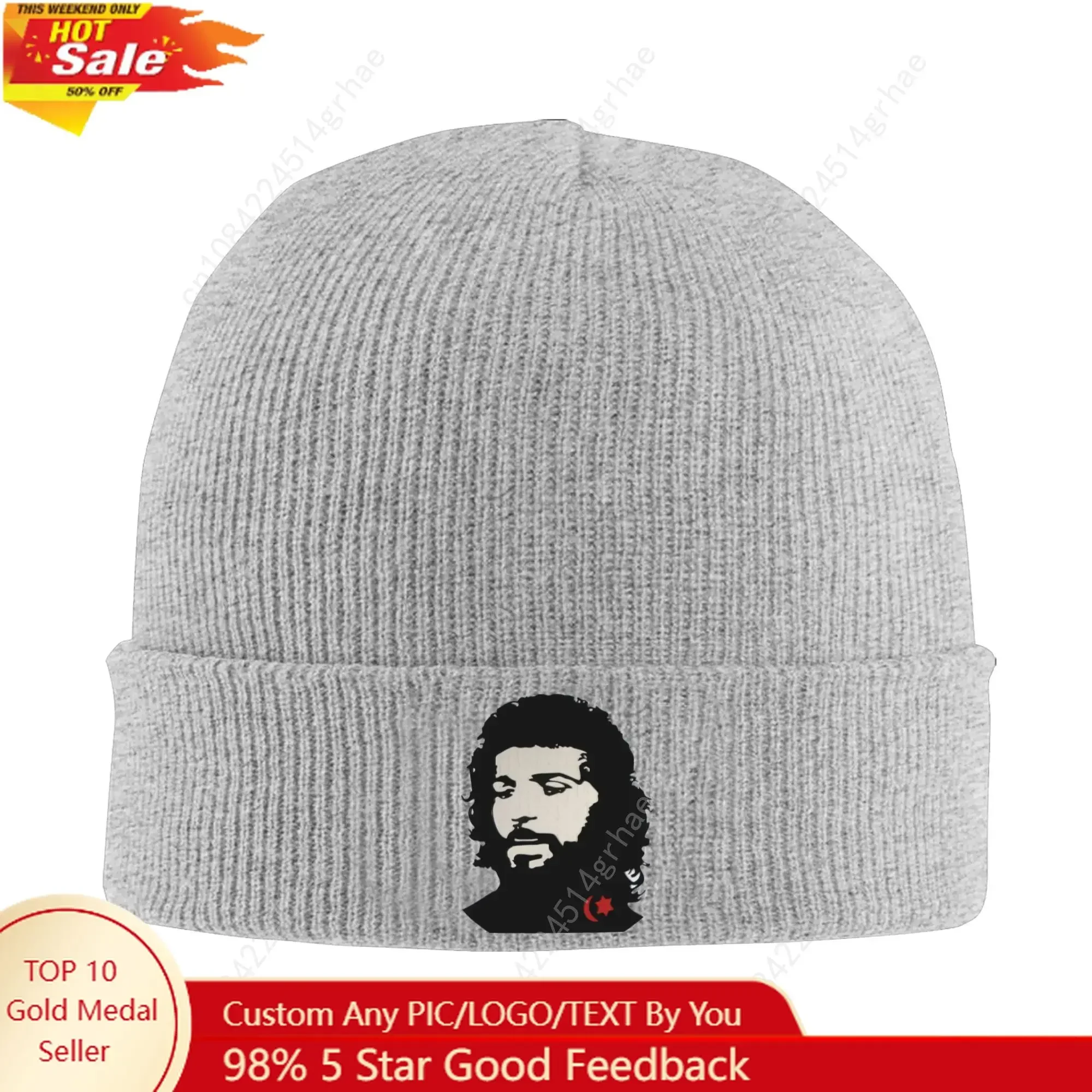 

Camarons De La Isla Skullies Beanies Caps Cool Winter Warm Women Men Knit Hats Adult Unisex Flamenco Singer Bonnet Hat