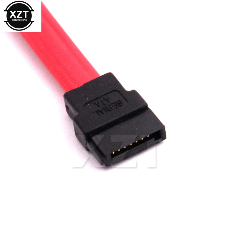 1PC 50CM 6Gb/S SATA3 Serial ATA DATA Extension Cable, SATA 7 Pin Port Saver Cable for PC SATA 3.0 SATAIII 6Gbps Hard Drive Disk