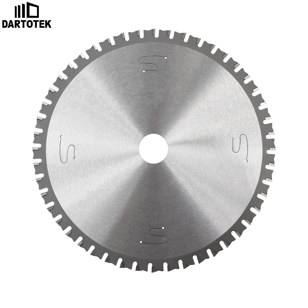 DARTOTEK 1Pc 165mm 48T Hard alloy Cutting Disc Circular Saw Blade For Cutting Metal Plates Steel Bars Metal Disc Cutter