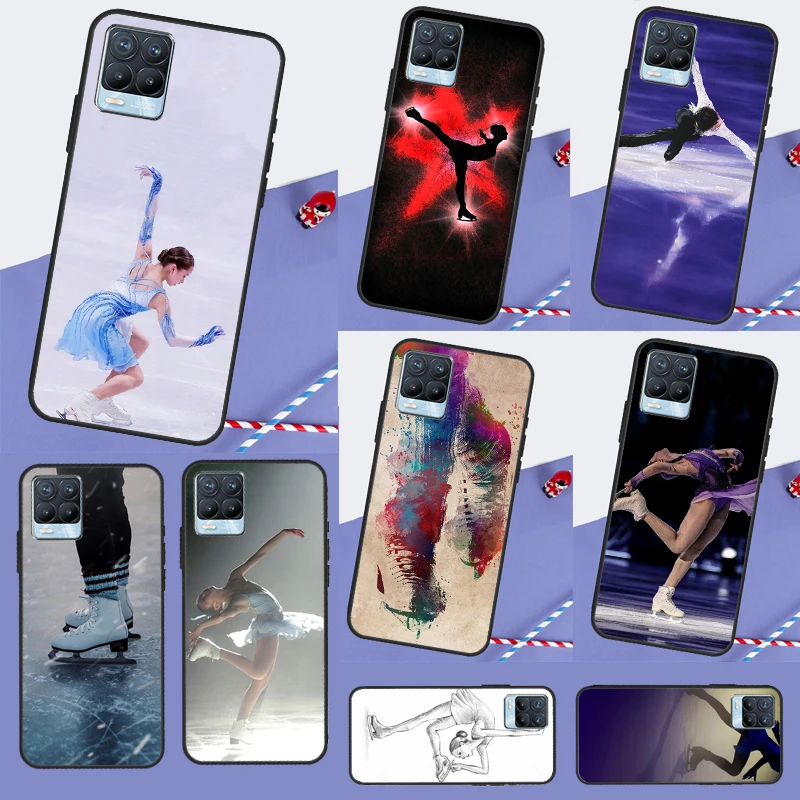 Figure Skating Dance Case For Realme C55 C35 C33 C31 C30 C21Y C15 C11 8 9 10 11 Pro Plus Realme GT Neo 5 3 2T 3T