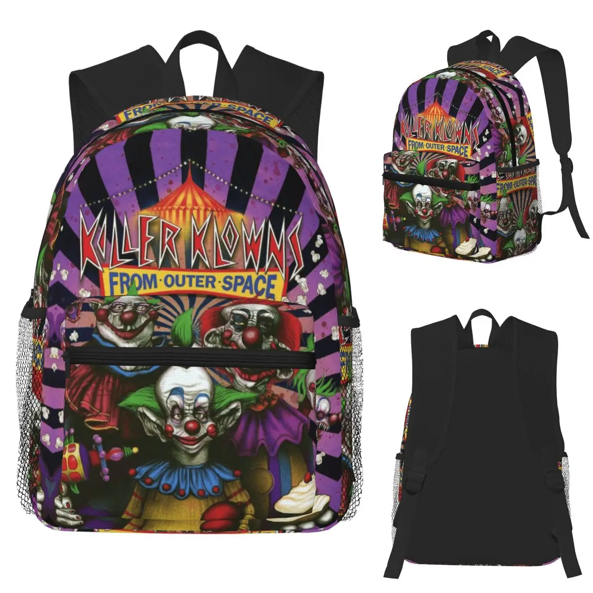 

Студенческий рюкзак Killer Klowns From Outer Space, школьная сумка, походный дорожный рюкзак для мальчиков и девочек, сумка для книг, сумки на плечо