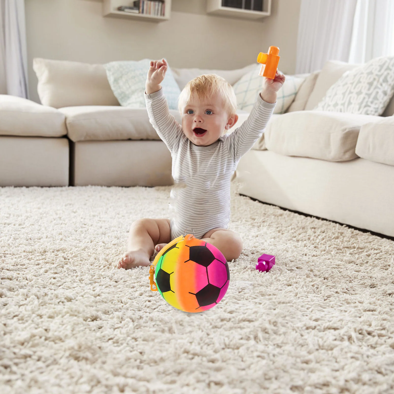 Pelota de juguete inflable para niños pequeños, balones de fútbol para jóvenes, Mini deportes para niños, juego de playa, niño hinchable