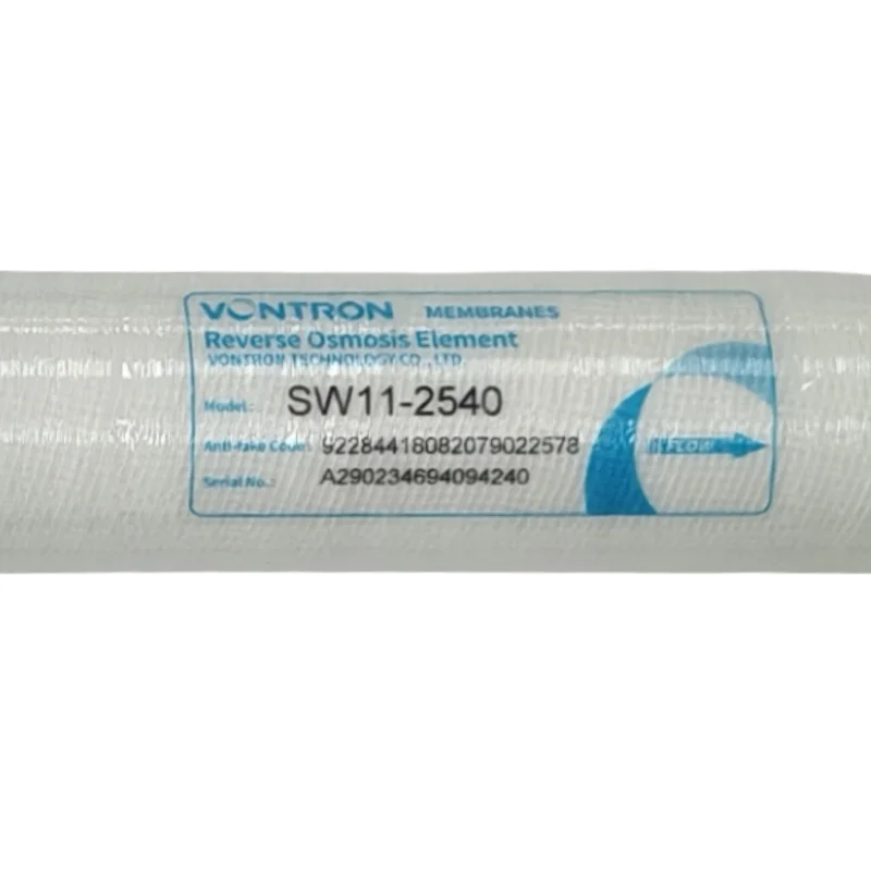 VONTRON SW11-2540 Reverse Osmosis Sea Water Membrane 99.5% Rej. 28sqft, 800psi.