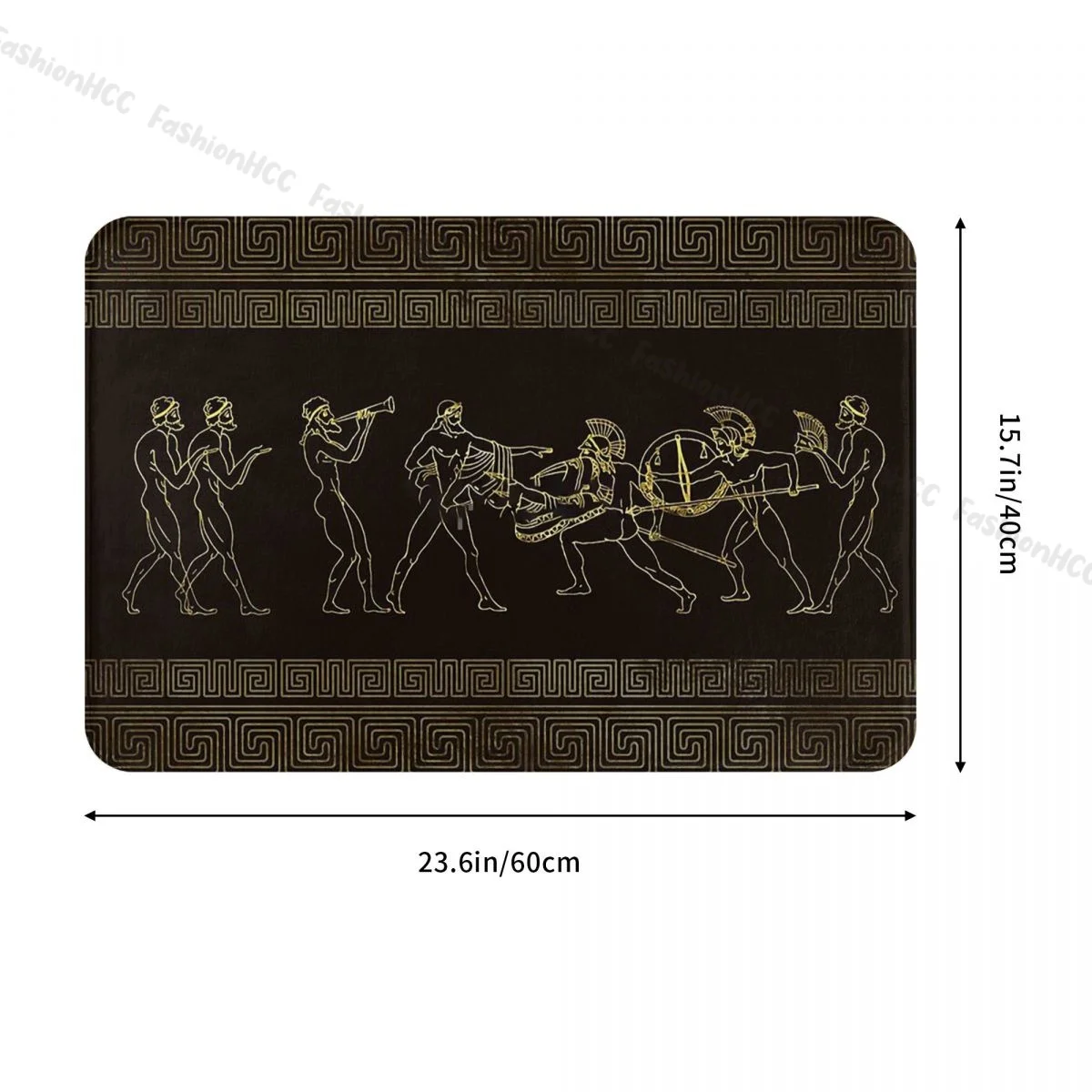 Greek Mythology Ares Hades Hades Ancient Folklore Bath Non-Slip Carpet Sparta Greece Scene Bedroom Mat Entrance  Decoration Rug