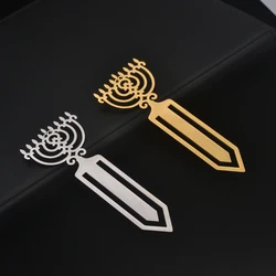 Stainless steel bookmark candle holder reading book page marker book retro marker stationery bookmark supplies gift for readers