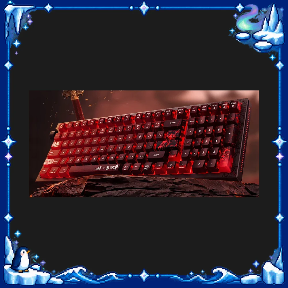 ROG Strix Morph 96 Phantom Blade Zero Edition Mechanical Keyboard Wireless 3-Mode Gasket Hot-Swappable ROG NX Storm V2 Keyboard