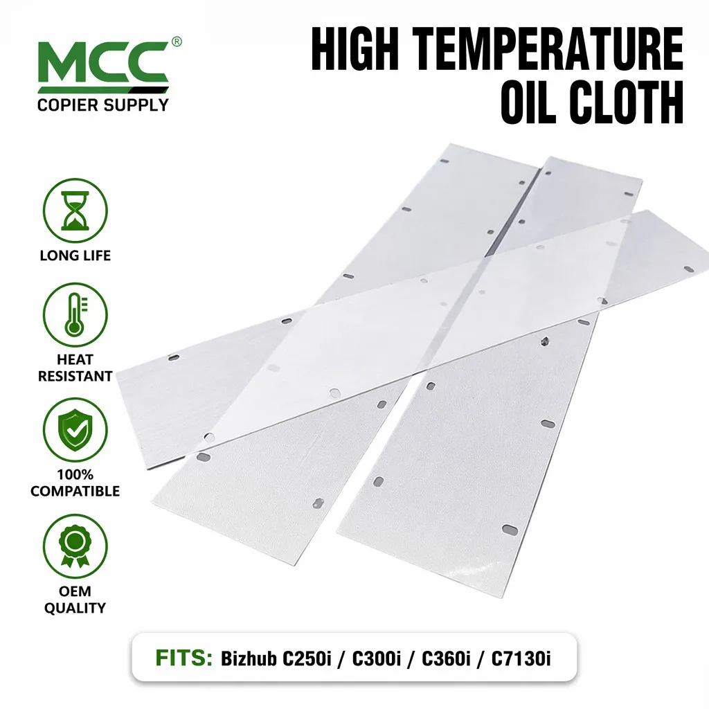 Fuser Oil Cloth Cleaning Web for Konica Minolta Bizhub C250i C300i C360i C7130i High Temperature Fixing Belt