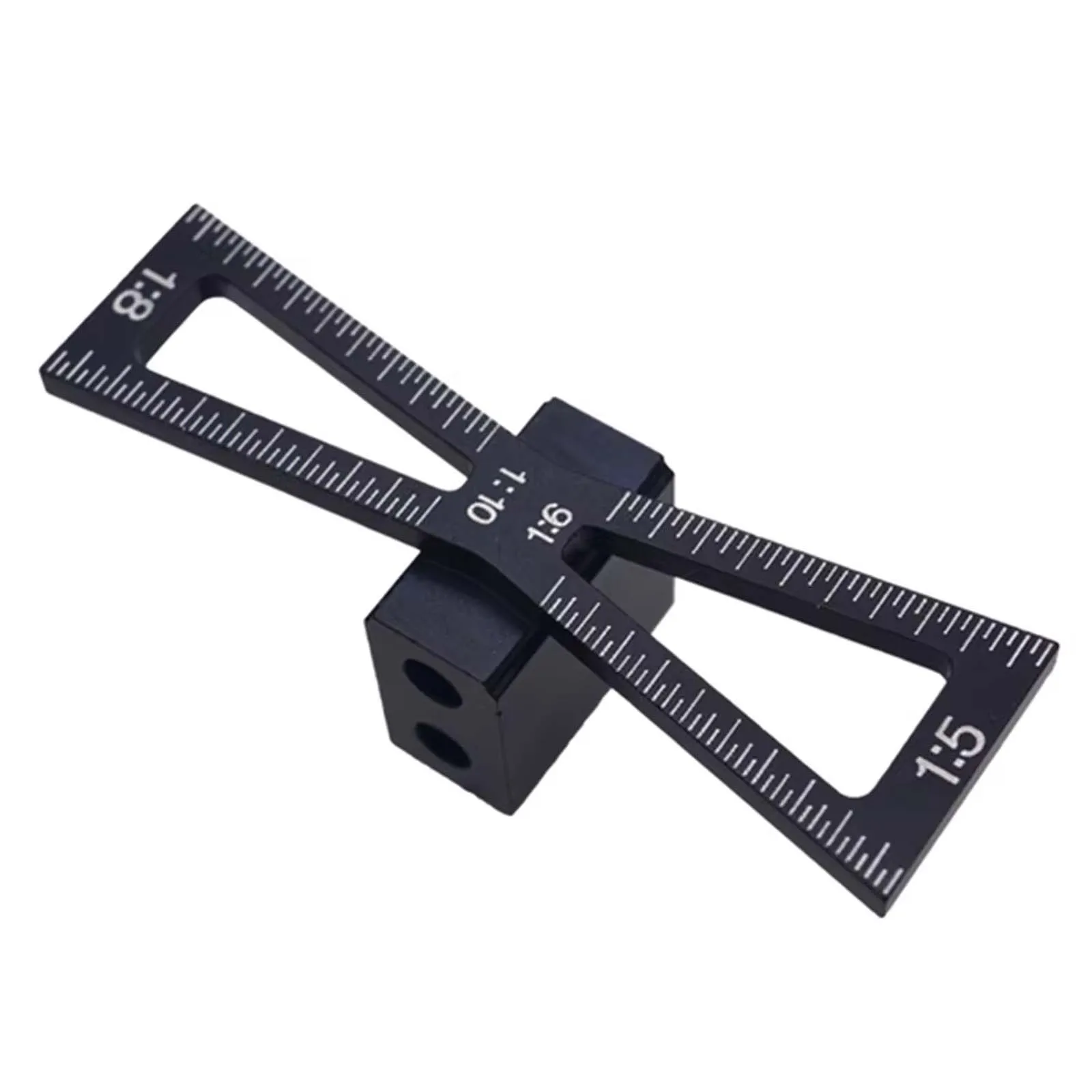 

Woodworking Dovetail Marking Ruler, 1: 5 & 1: 8 Durable Wood Joint Gauge Measuring Jig Guage
