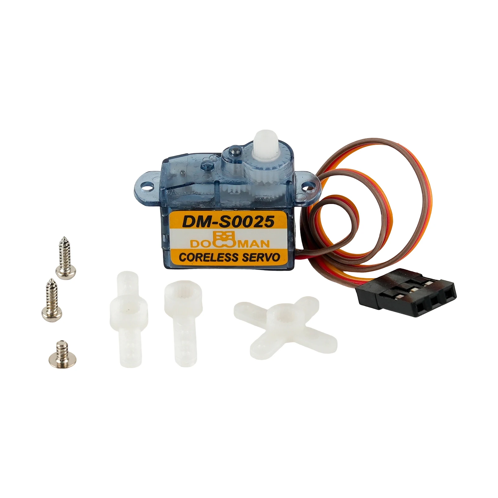DORCRCMAN DM-S0025 マイクロ 2.5g サーボ ラジコン飛行機アクセサリーに適したデジタルコアレスモーターサーボ