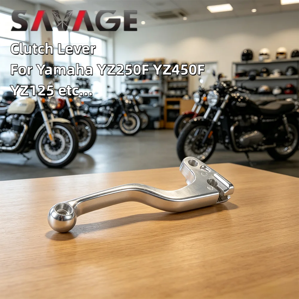 SAVAGE Clutch Lever OBL-3261 Alu Diecast Zinc Silver OEM Fit Yamaha YZ250F YZ450F YZ125 etc Single/Set Quick Change