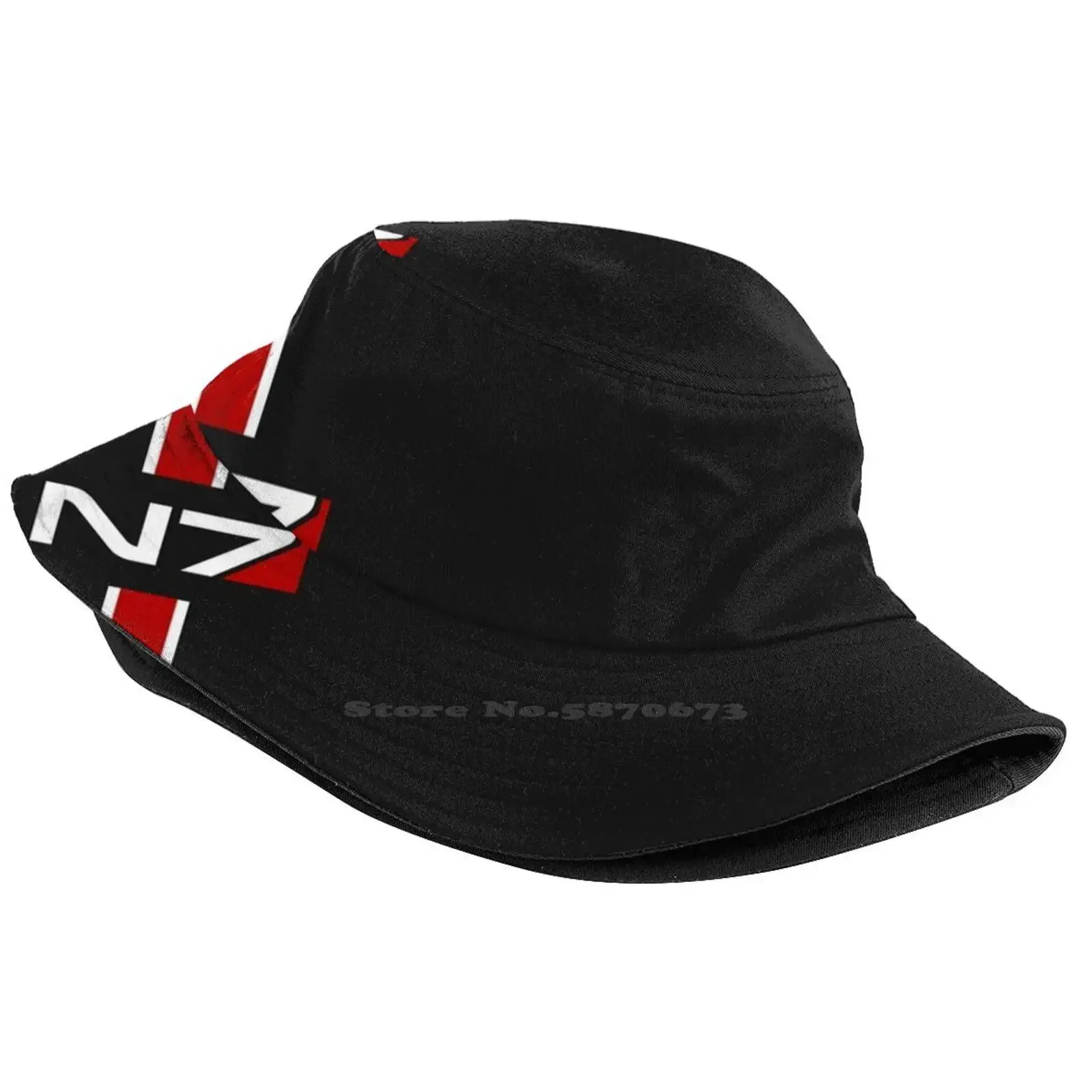 N7 Emblem , Mass Effect Korean Ladies Outdoor Sun Hat Bucket Cap N7 Masseffect Commandershepard Human Normandy Miranda Maleshep