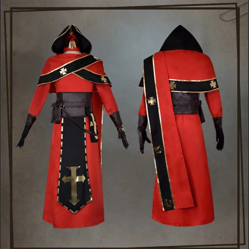 Novos Trajes de Cosplay Identity V: Sobrevivente Pastor, Juiz, Vidente Eli Clark para Homens - Halloween, Carnaval, Anime