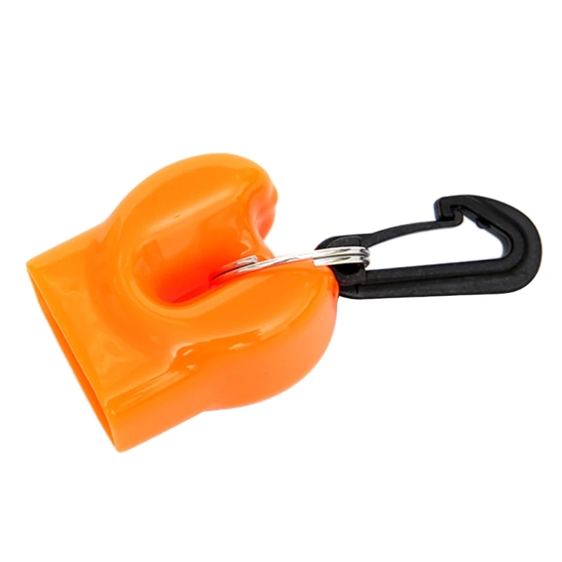 Diving Skum-Ball Regulator Mouthpiece Cover with Clip Silicone Retainer Keeper