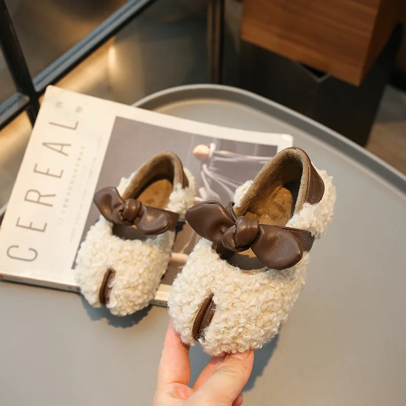 

Anti Slip Girls Shoes Versatile Hairy Shoes Winter New Children's Shoes Comfort Light Baby Cotton Shoe Zapatos Casuales De Niños