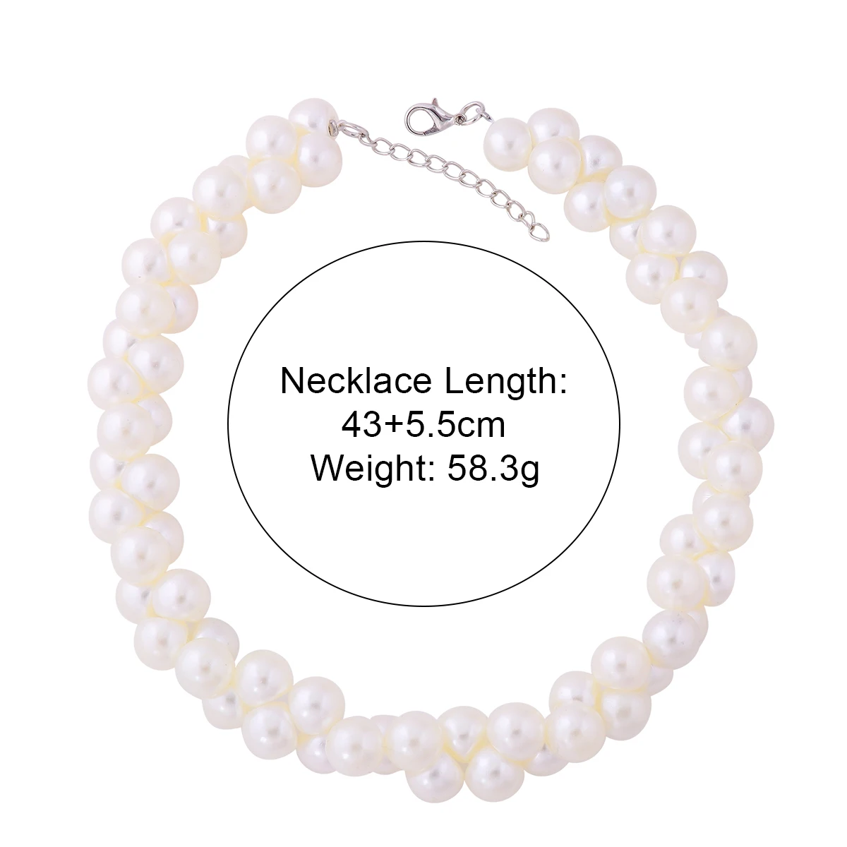 2024 New Imitation Pearls Necklace for Women Luxury Banquet Party Accessories Neck Jewelry Pearls Chains Choker Necklaces Gifts