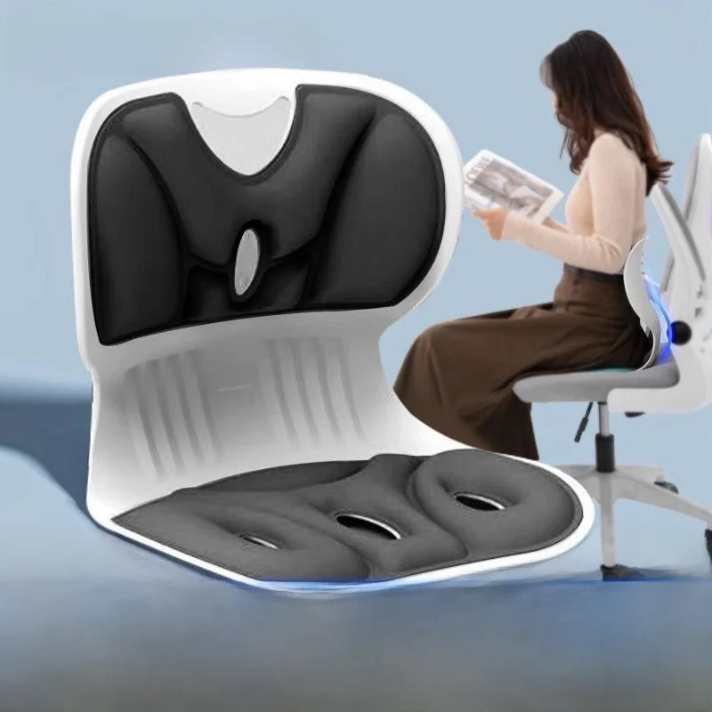 Ergonomic Office  Cushion Lumbar Support Pad Flower Shaped Chair Backrest Pad for Long Time Sitting Modern Simple Style