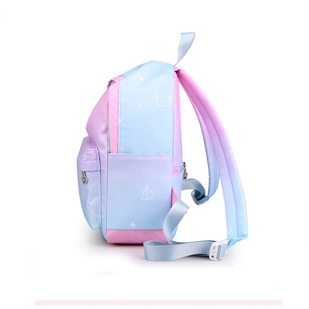 Personalized Embroidery Cute Princess Backpack， with Name Large Capacity Constellation Lightweight Tourism Backpack