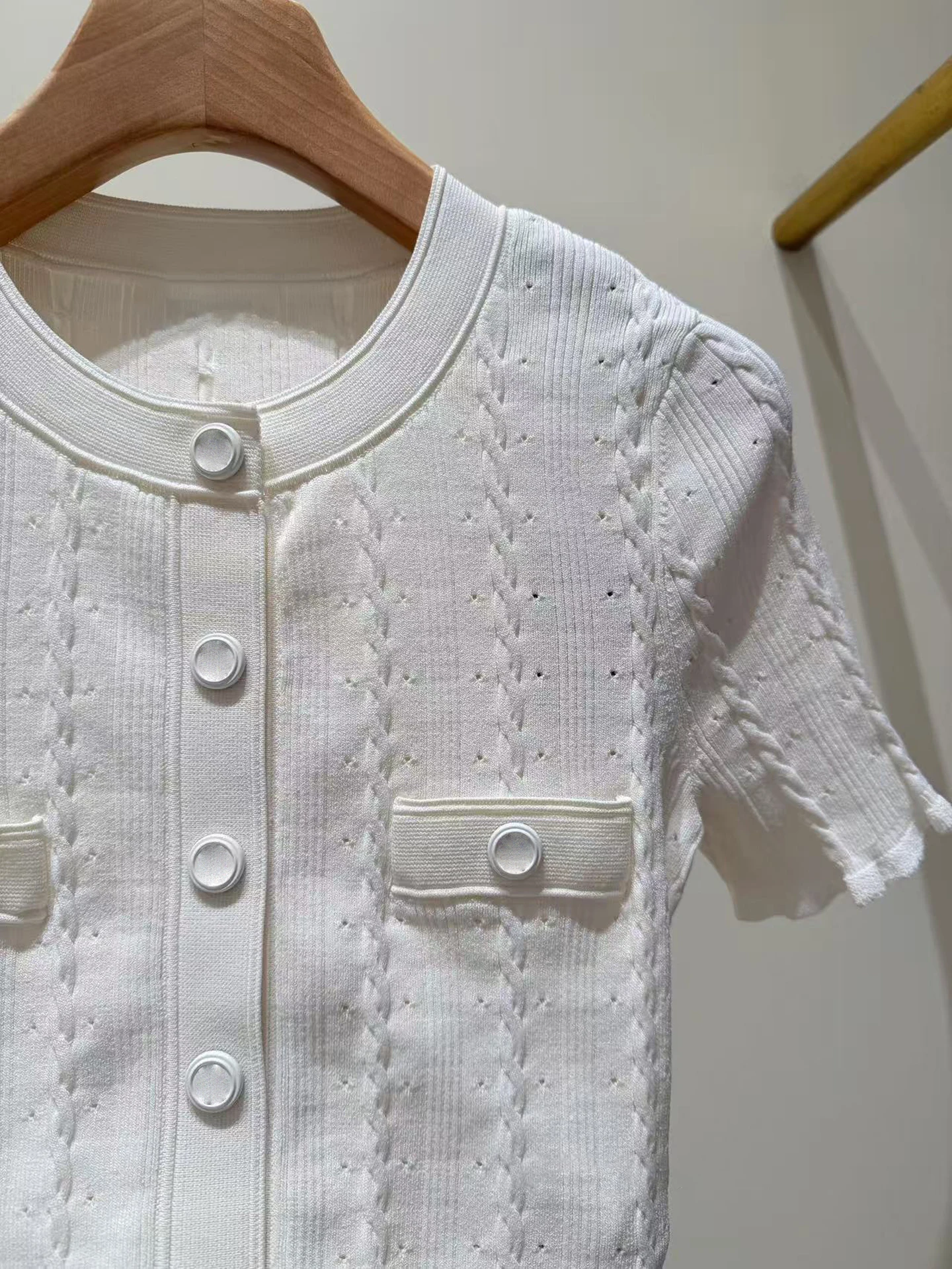 

S Home Nan You High End Women's Faion Knitted Cardigan Top plus Skirt Set Autumn 2025 Small Fraance Sle Ensemble