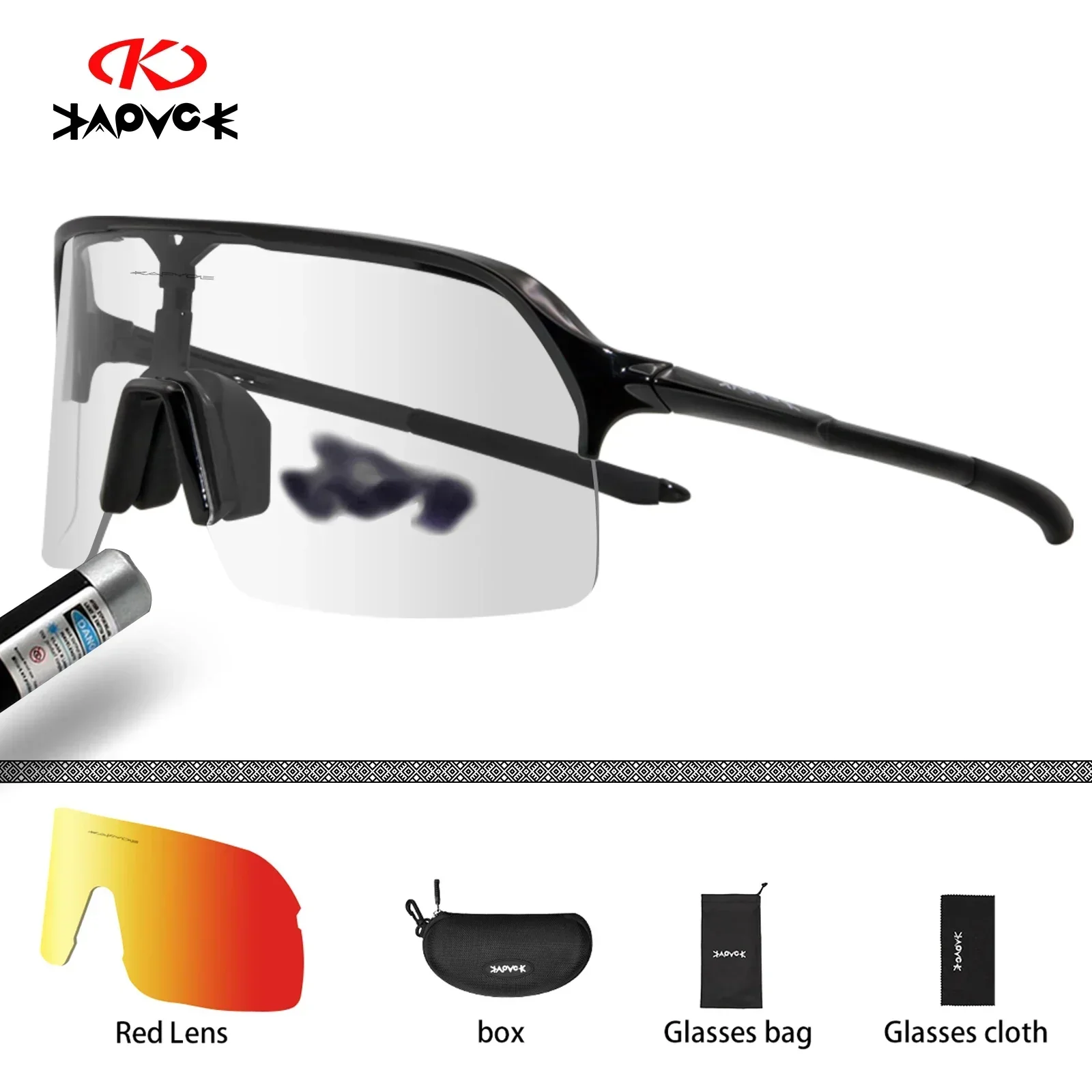 New Photochromic Cycling Eyewear Sport Road Bike Bicycle Glasses Men Women MTB Bike Cycling Sunglasses Gafas de ciclismo Goggles