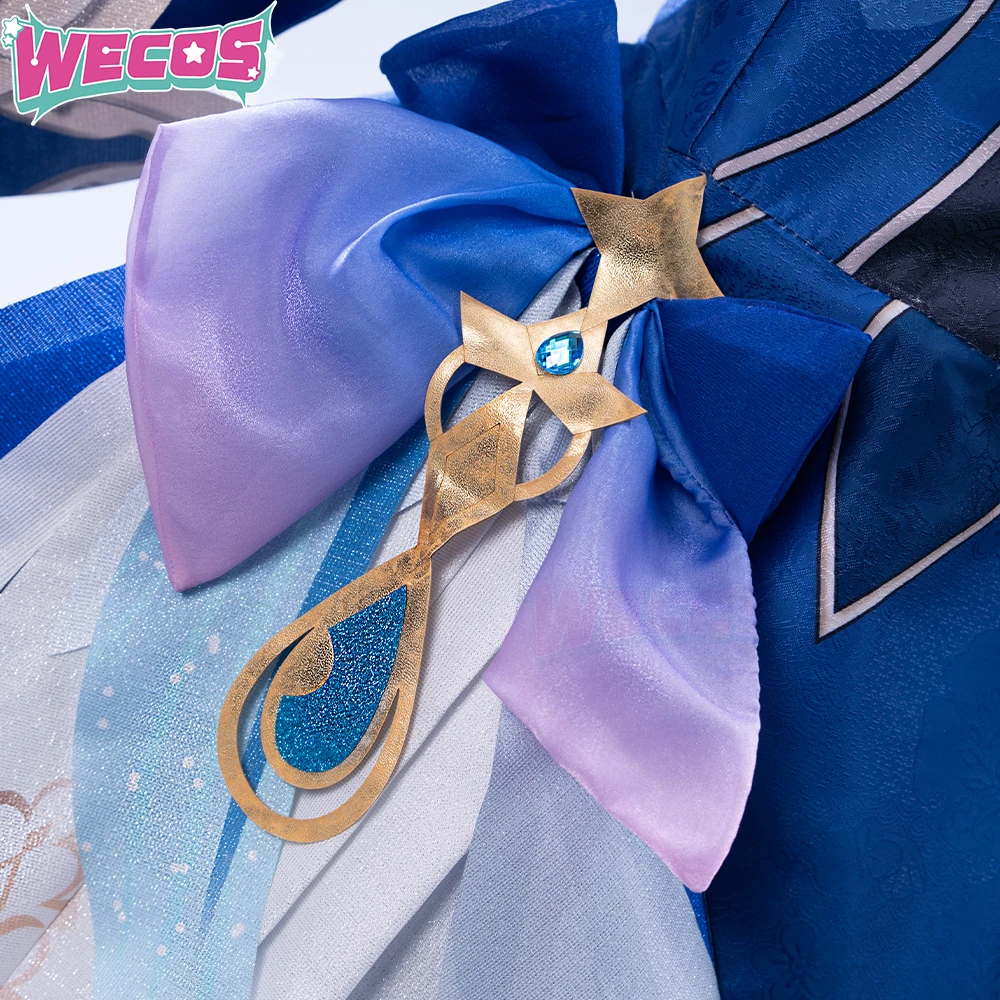 Furina Cosplay Costume Genshin Impact Cosplay Wecos Women Cute Blue Uniform Suit Furina Focalors Costume With Hat view 4