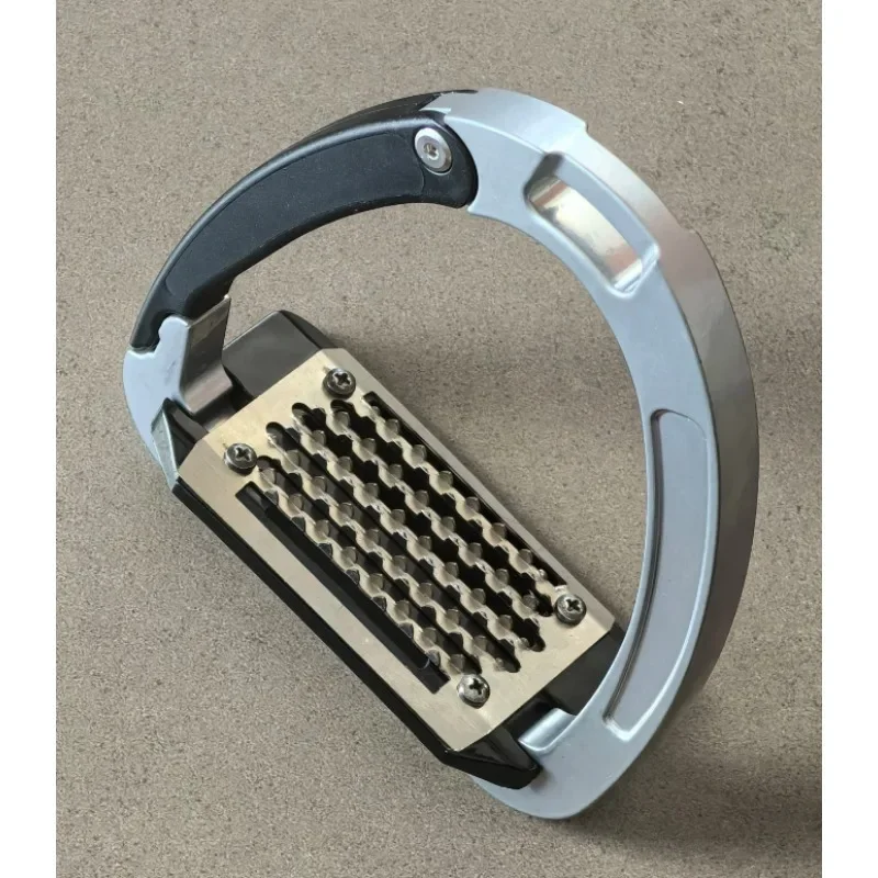 Aluminum Alloy Safety Stirrups 125mm, Anti Slip Foot Rest Horse Riding Stirrup, Equestrian Saddle Tack Accessories for Rider