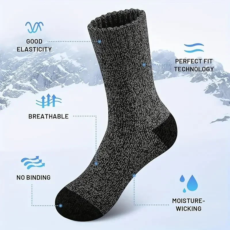 5 Pairs Merino Wool…