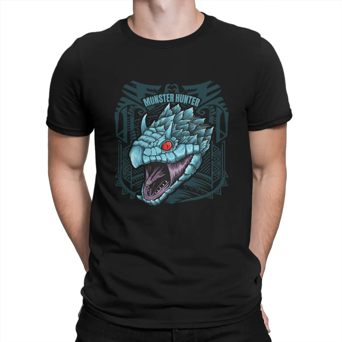 Monster Hunters Creative TShirt for Men Tobi Kadachi Round Collar Pure Cotton T Shirt Personalize Gift Clothes Streetwear