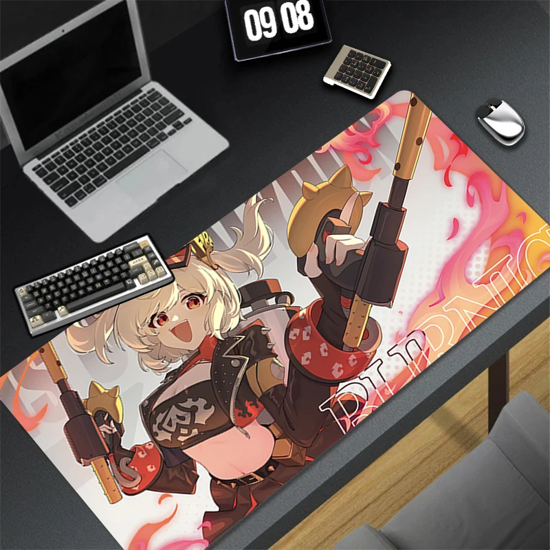 アニメゼンレスゾーンゼロ バーニス ホワイト マウスパッド ゲーマー キーボードパッド デスクマウスマット カーペット ラバー タピス ソリス ゲーミングPC マウスパッド