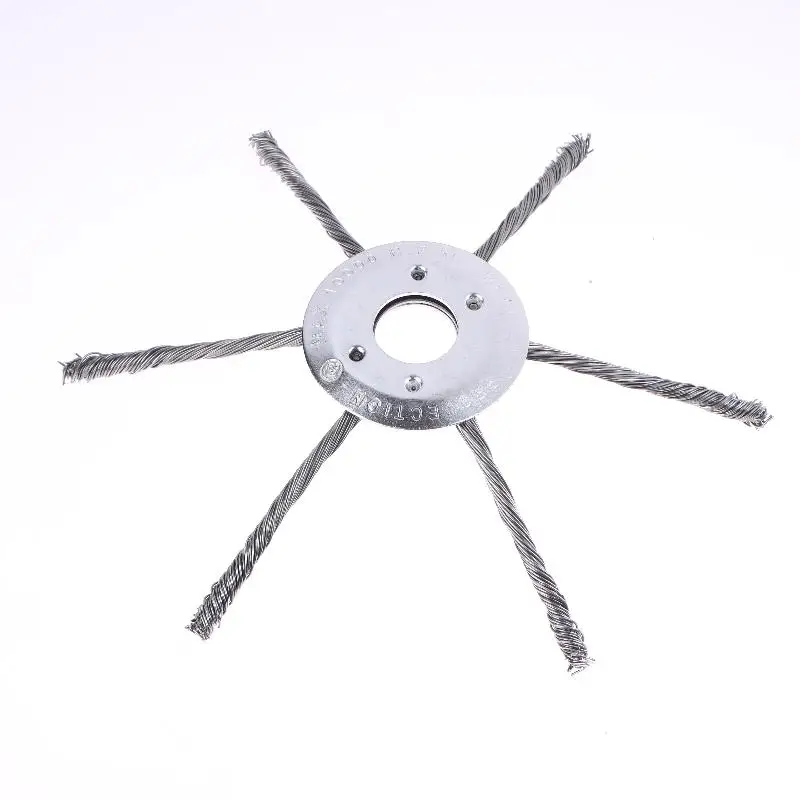 【TO】7/8/9-Zoll Universal-Unkrautbürstenkopf Stahldrahtrad Rasentrimmerkopf zur Entfernung von Moos und Rost Rasenmäher Rasentrimmerköpfe – Detail 12