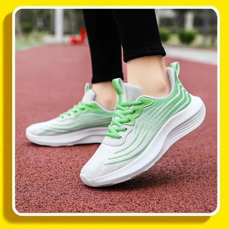 

2024 Spring and Summer New Soft Bottom Sports Casual Shoes Breathable Tenis Running Shoes