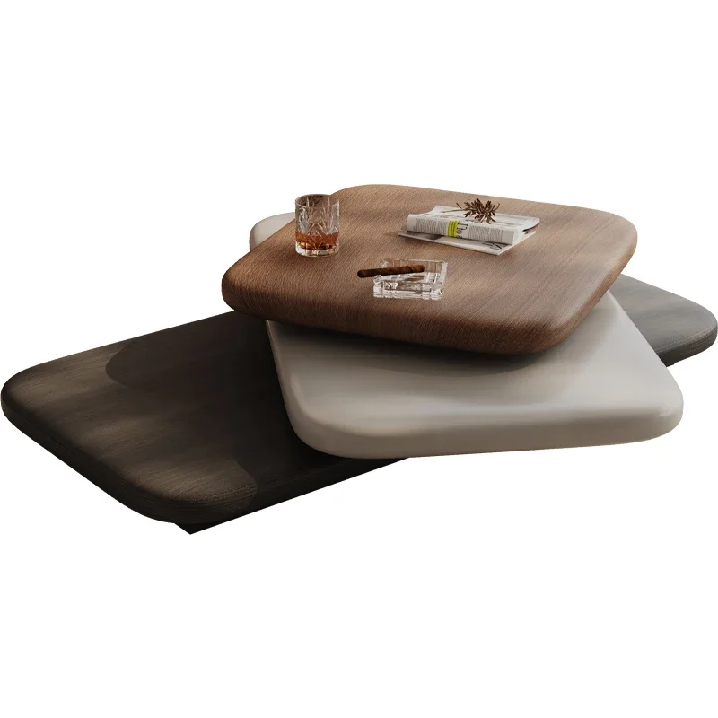 Rotatable coffee table, combined with modern simple living room home coffee table