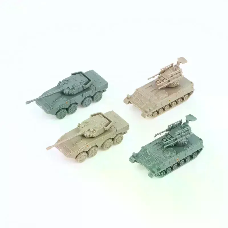 /GJ/1/144 Chinese Type 11 Armored Assault Vehicle 95 Self Propelled Anti Aircraft  4D Assembly Model Children's Toy 2/4Pcs