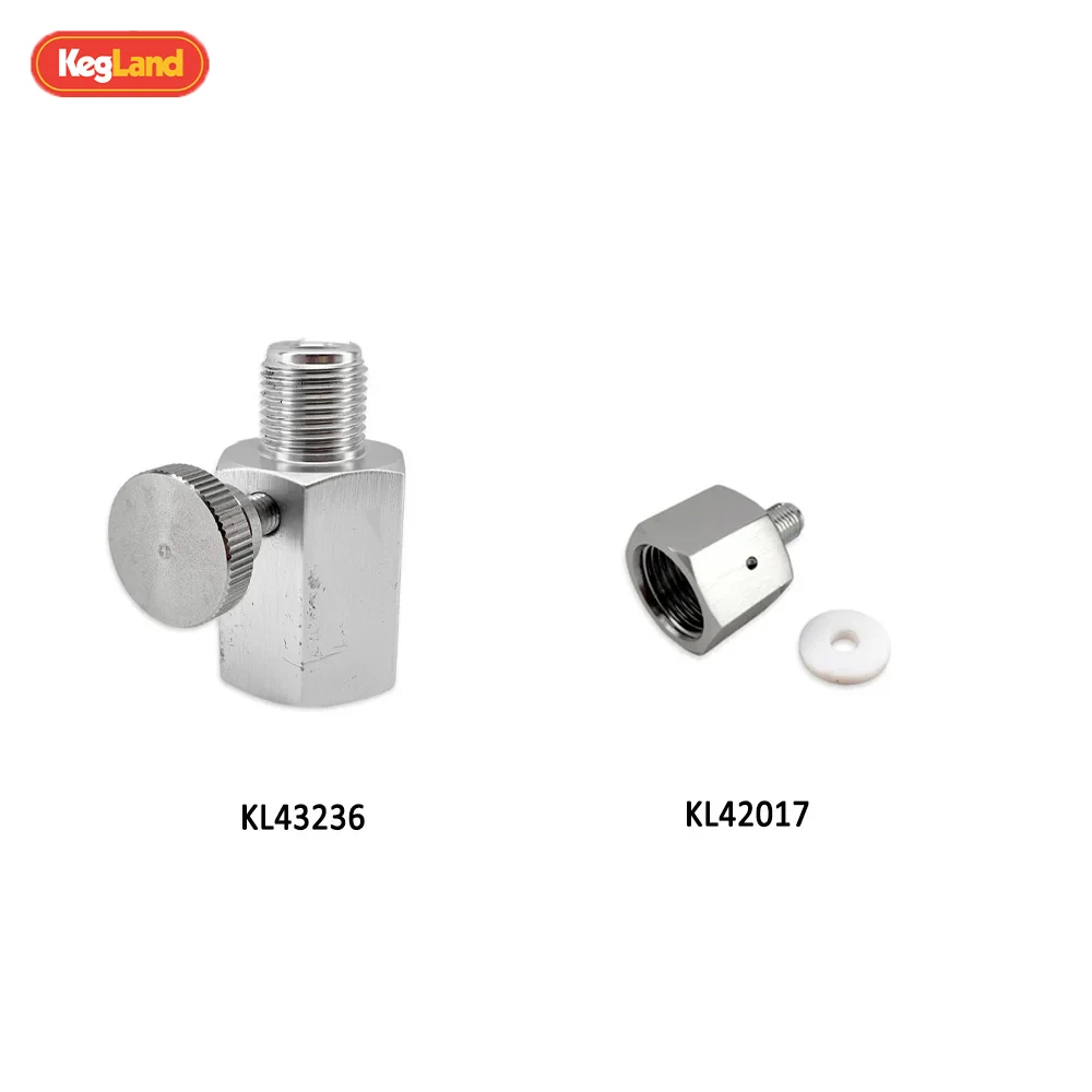Kegel-Adaptador de cilindro Sodastream/adaptador tipo 30, Mini regulador duotight de acero inoxidable, accesorios para cerveza casera