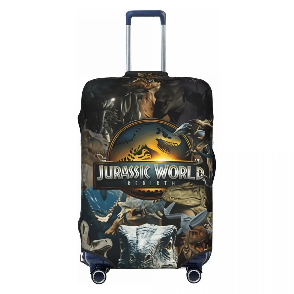 

Jurassic Rebirth Dinosaurs Attack World Suitcase Cover Fun Business Protection Luggage Supplies Vacation