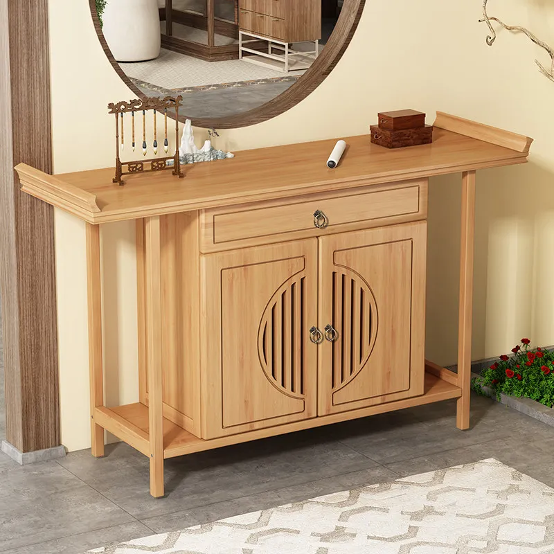 Cz  table new chinoiserie entrance table zen foyer entrance narrow modern casual end scene table entrance cabinet