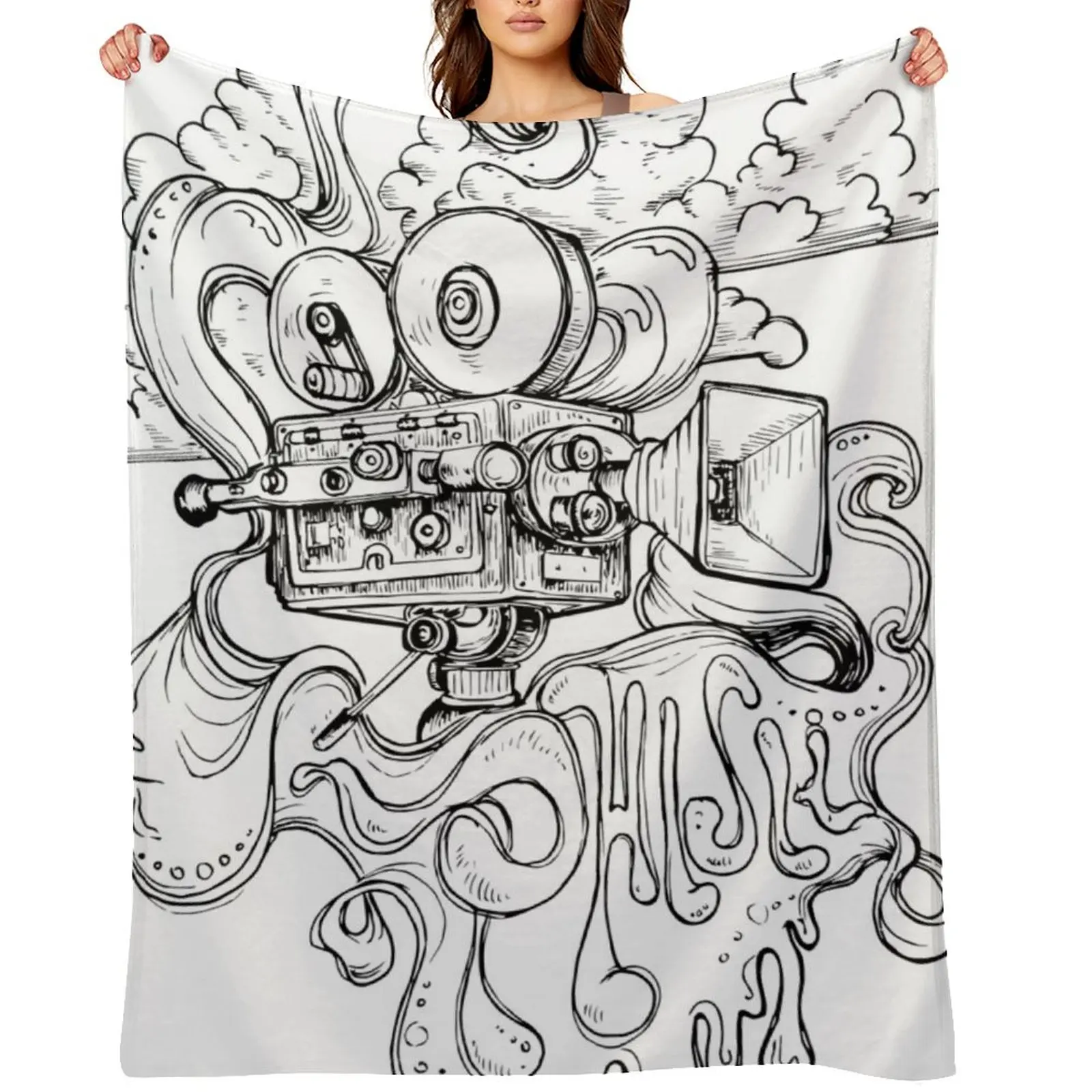 

Phish Throw Blanket Tourist Flannel Fabric Camping Bed covers Blankets